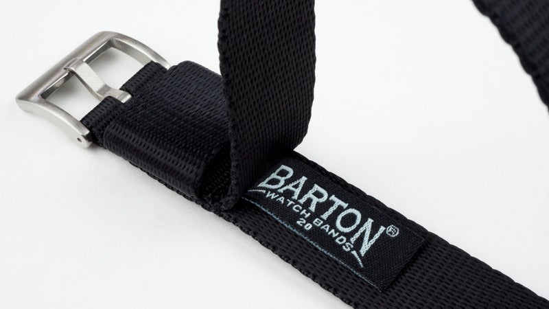 Barton Watch Bands 22mm Black - BARTON Elite NATOÂ® Style Watch Strap - Stainless Steel Buckle - Seat Belt Nylon Watch Bands - Image 4